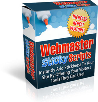 Product picture WebMaster Stickey Scripts with MRR